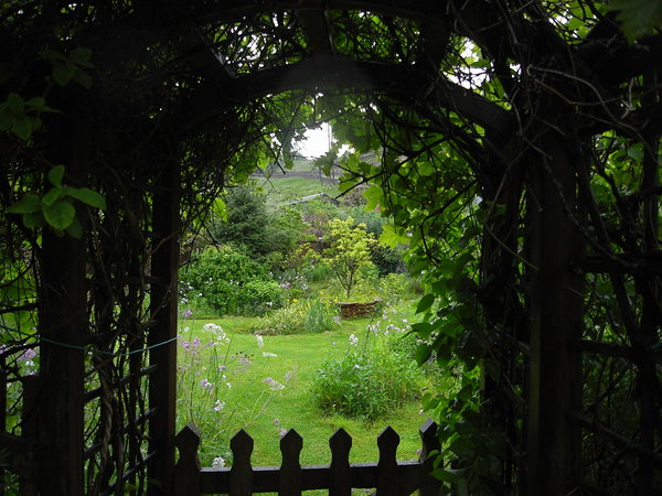 through the gate we did not take