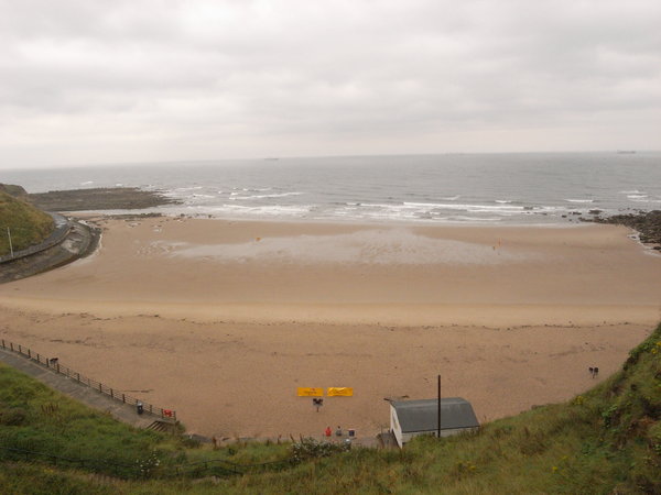 one of the beaches at Tynemouth