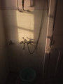 our shower - a bucket and jug