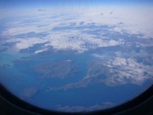 Greenland from the plane