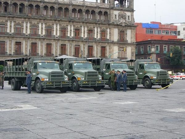 army trucks - Zocalo