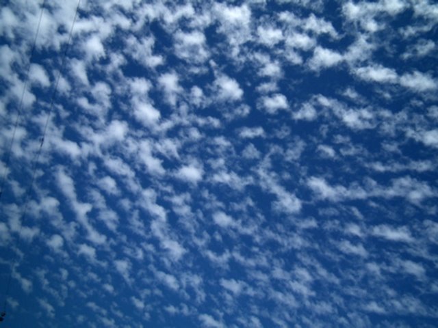 Prachtige wolken in Valparaiso