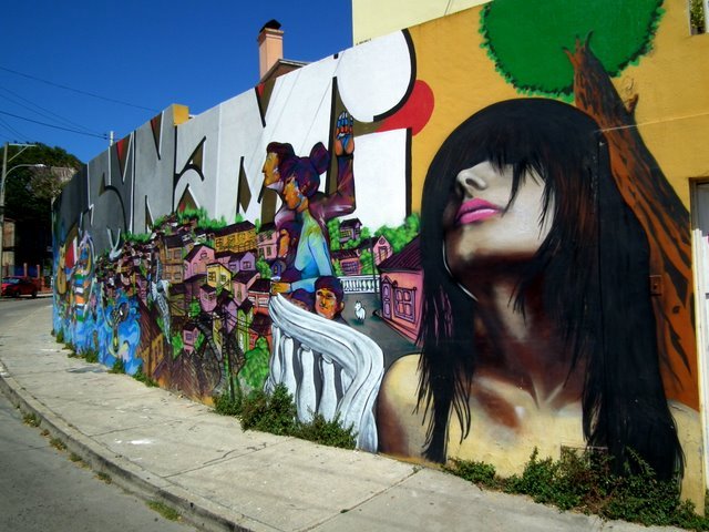 Kunst op straat, Valparaiso