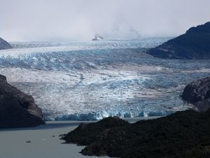 Viewpoint tijdens een wandeling, Torres del Paine