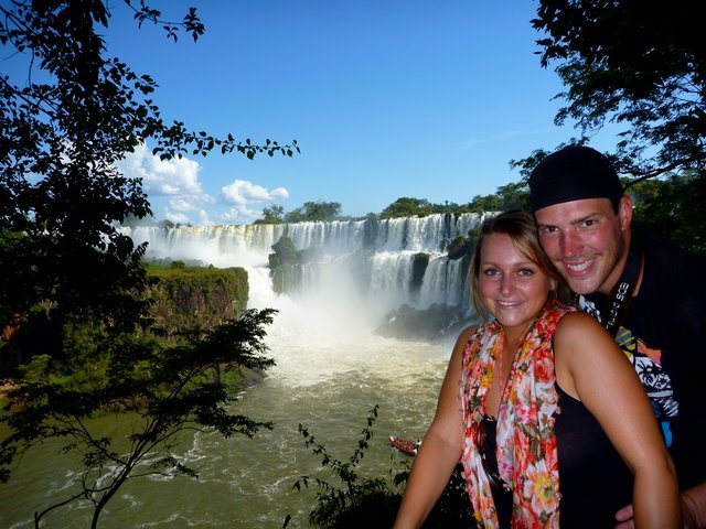 Samen bij de Iguazu Falls