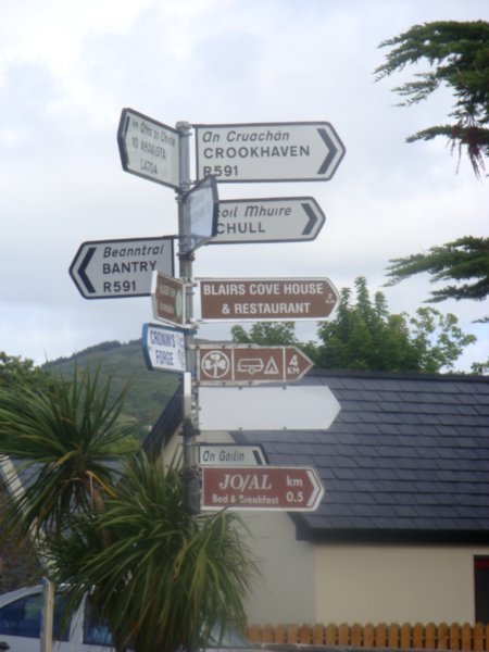 Typical Sign in Small Villages