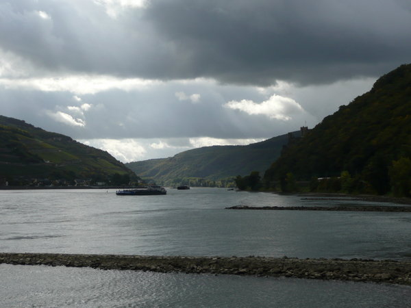October weather on the Rhein