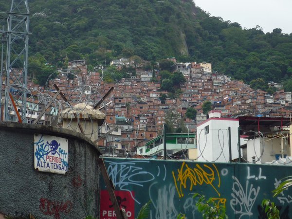 The edge of the favela