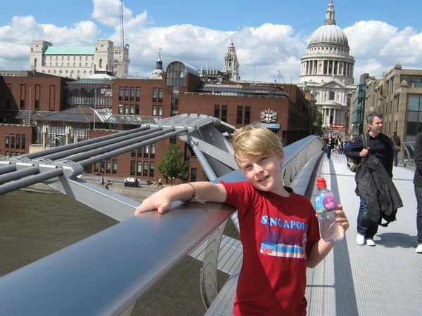 Me on the Millennium Bridge