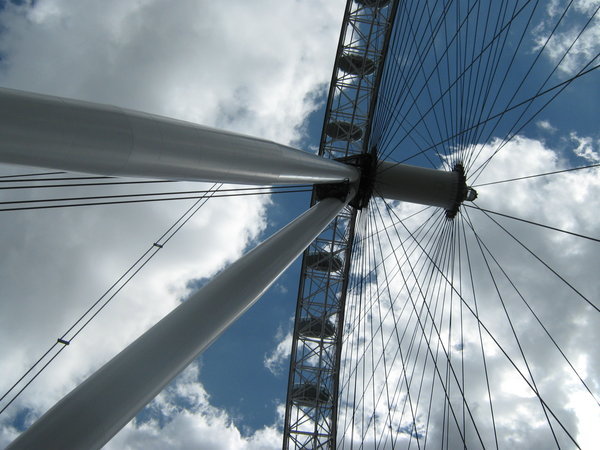 Underneath the London Eye