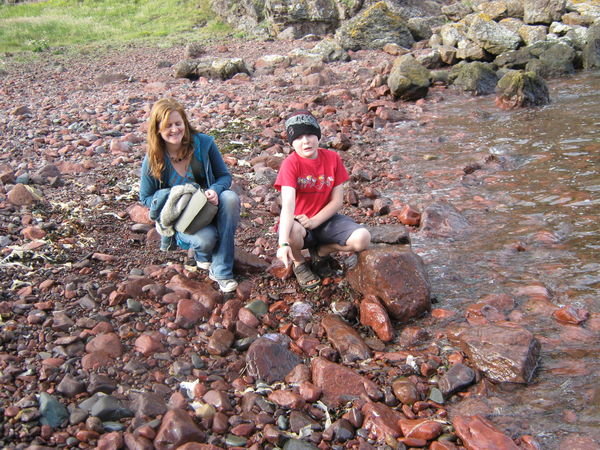 Me, Jude and a jellyfish in St Abbs