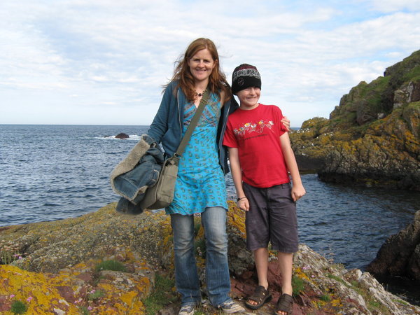 Me and Jude above St Abbs Head