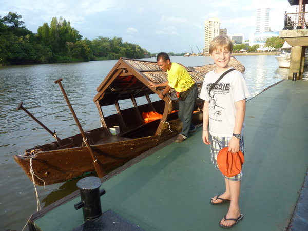Traditional Sarawak boat ride