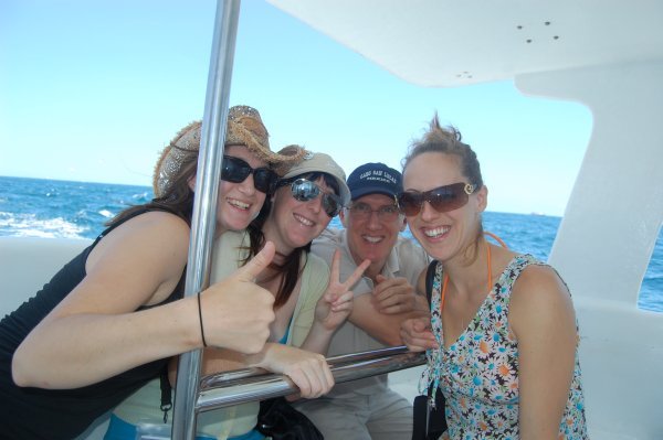 Me, Katrina, Will, Sharon ...tendering to Cabo