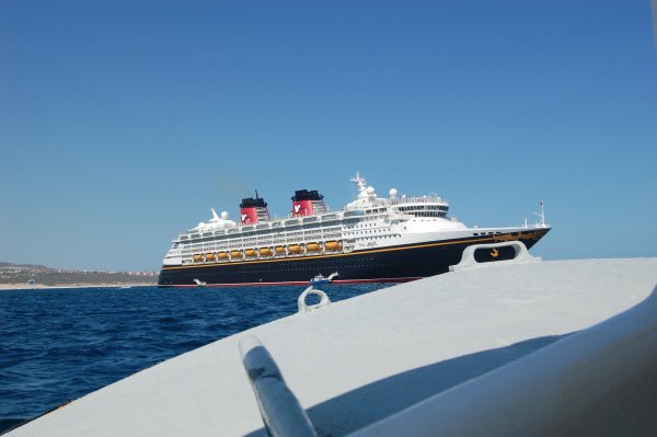 Disney Magic from tendering boat
