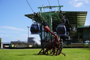 Cable Car from the waterfront in Funchal to the botanical garden in Monte