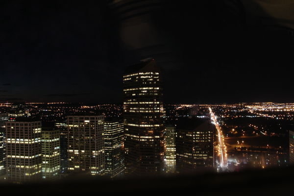 Calgary Downtown bei Nacht