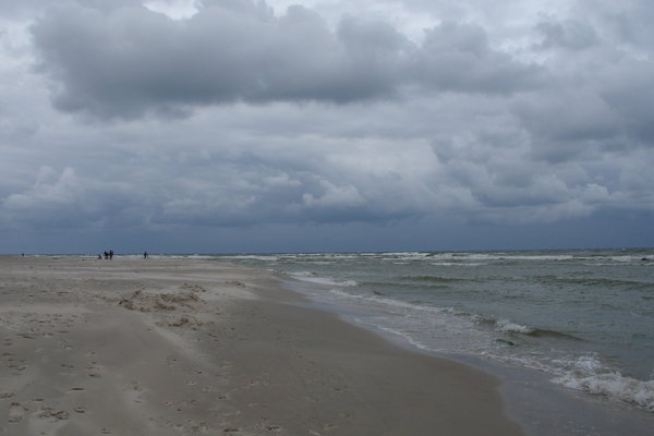 Dramatic sky over the Baltic Sea