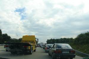 Huge traffic jam on the way back home...