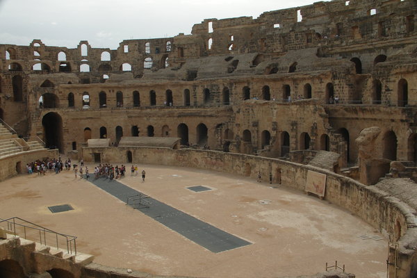 The arena of the amphitheater