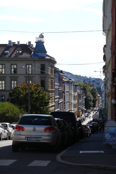 Nice street in Grünalökka (Oslo)