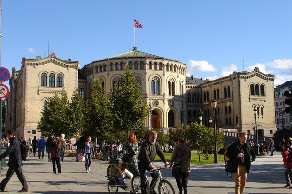 Oslo - Parliament building