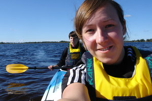 Kayaking on the Vänern