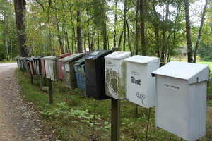 Mailboxes in Hammerö