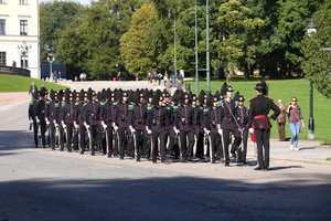 Young guards in Oslo