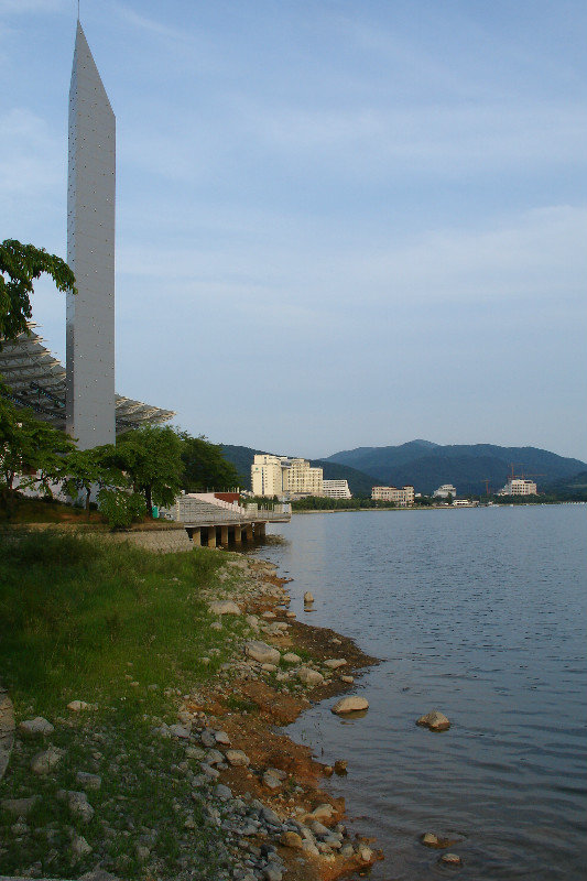 Finally arrived at the Bomun Lake area =)