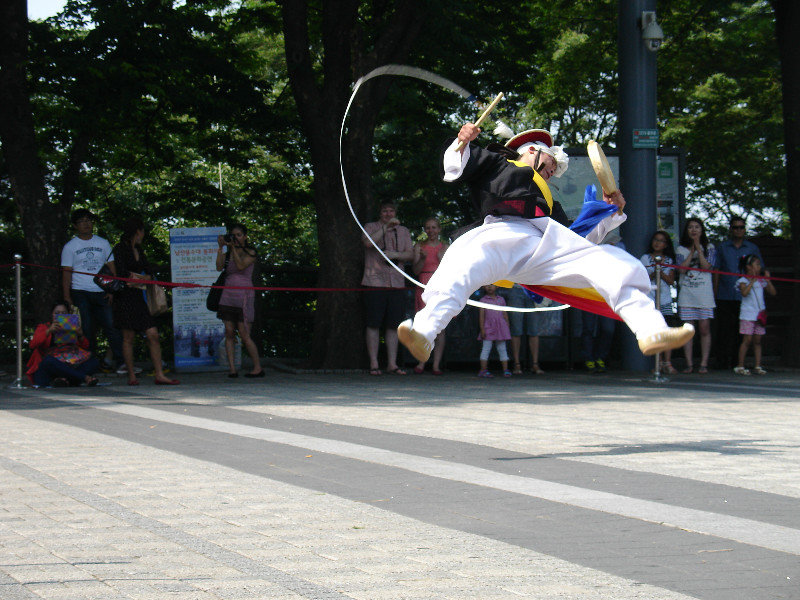 Martial arts - flying artist