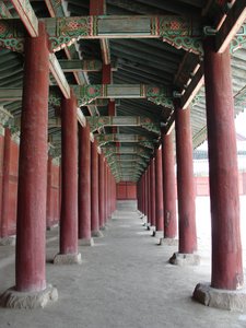 Changgyeonggung palace hallway