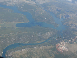 Krka Nationalpark from above