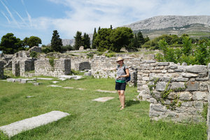 Ruins of the City Thermae and the Episcopal center of Salona.