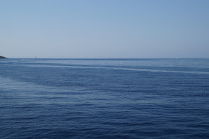 Open sea, so calm and blue...