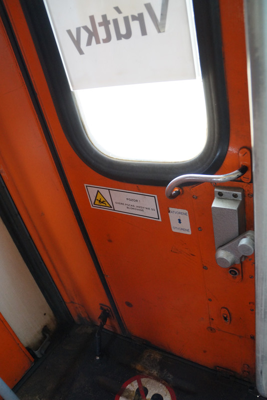 Opening the train door: close to rocket science :D ;)