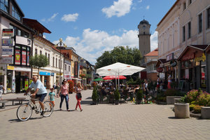 One of the main shopping streets