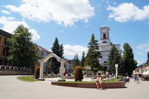 The church in the city center