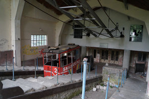 An old cable car station in Tatranska Lomnica...