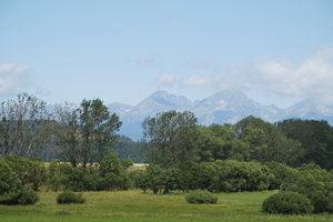 Look, the tatra mountains (Slavkovski Stit at the right side of the pic)