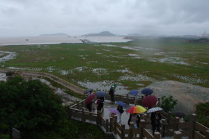 Rain rain rain at the Yangshan Deep-water port