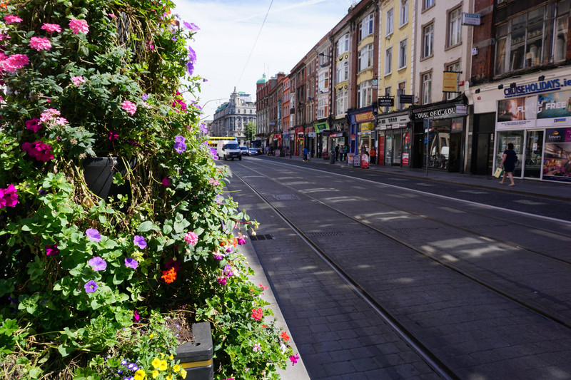 Nicer street in Dublin