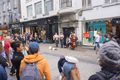 Musicians in Galway's pedestrian area
