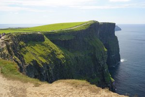 The impressive Cliffs of Moher and the best weather 