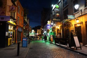 Back in Dublin: the district "Temple Bar"