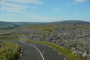 The Burren, a moon-like karst landscape