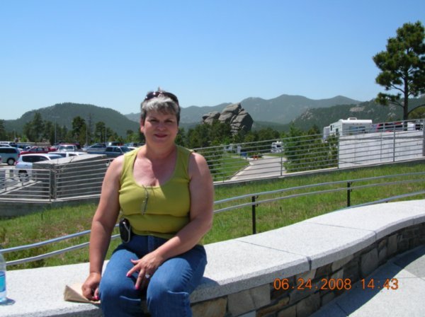 Donna at Mt. Rushmore
