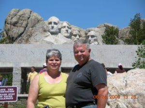 Donna and Al at Rushmore