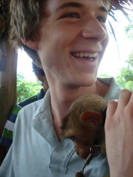 john w/ a monkey