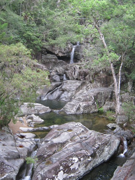 Crystal Creek waterfall